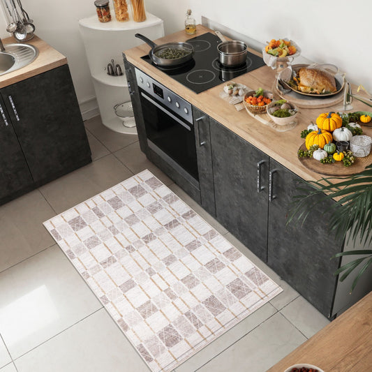 Keep Your Thanksgiving Prep Clean and Comfortable with Washable Rugs in the Kitchen