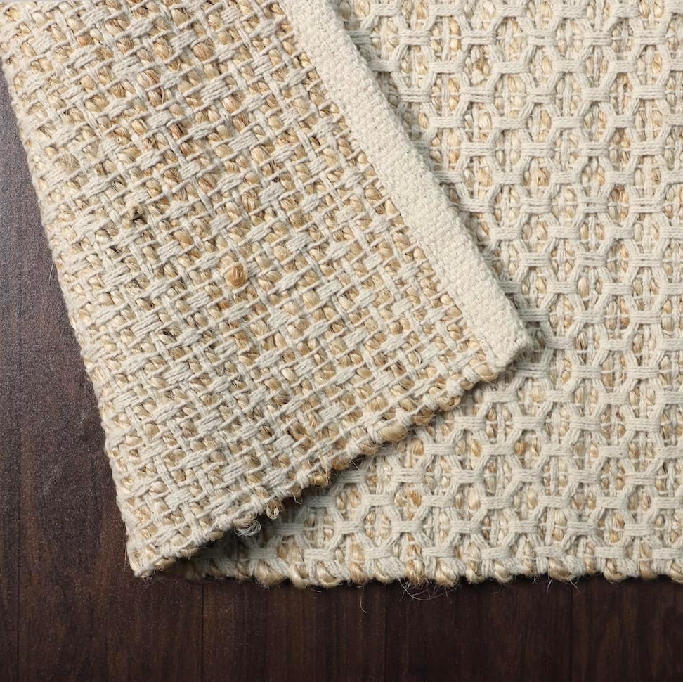 Honeycomb Haven - Jute Rug