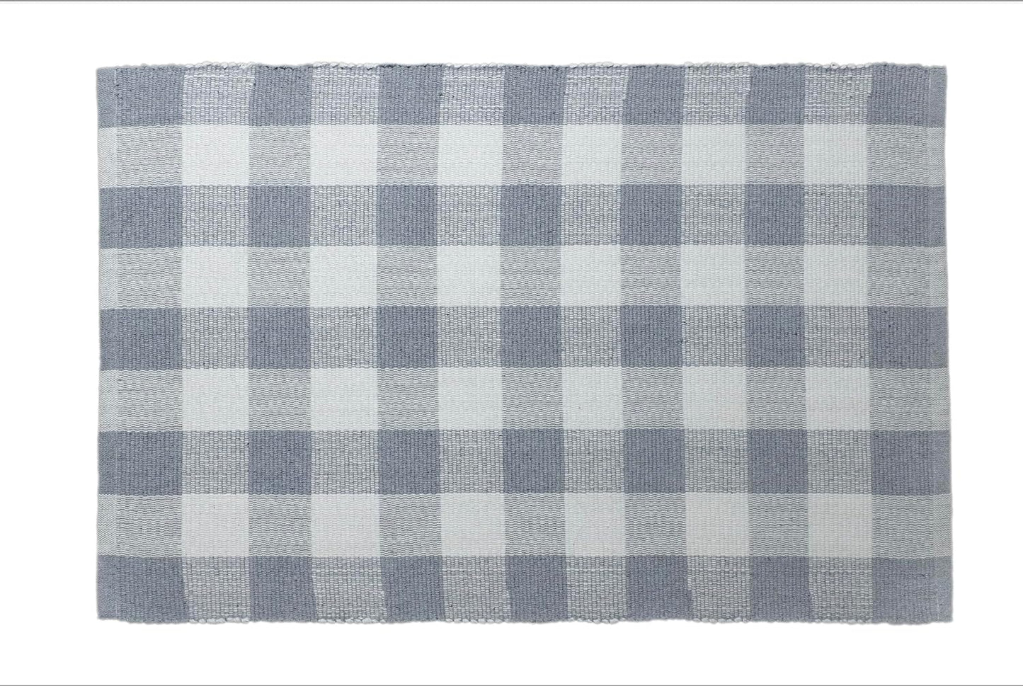 Plaid Cabin Charm - Machine Washable Area Rug