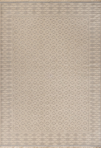 Coastal Diamond - Machine Washable Jute Rug