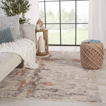 Luxxe Loomscape Indoor/Outdoor Gray/Beige Runner Rug