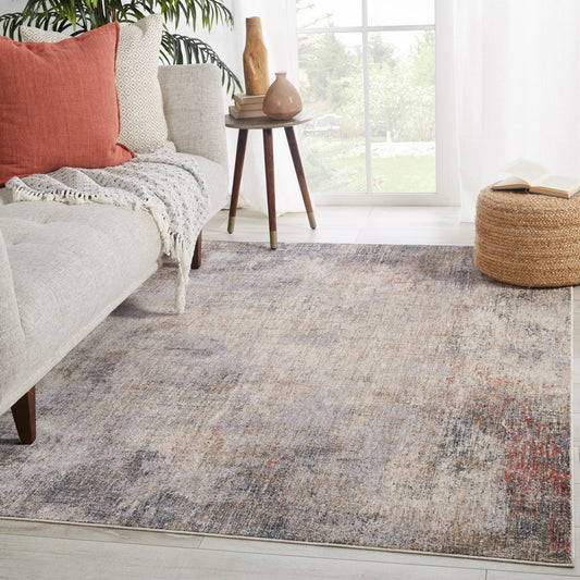 Rustic Patina Indoor/Outdoor Multicolored/Beige Runner Rug