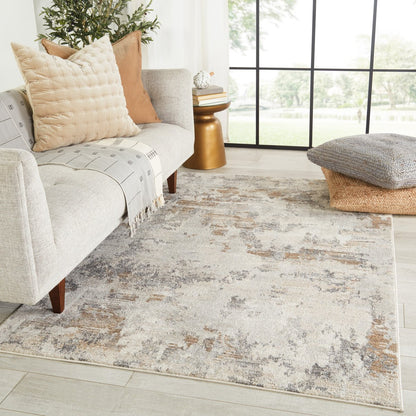 Majestic Knit Indoor/Outdoor Gray/Beige Runner Rug