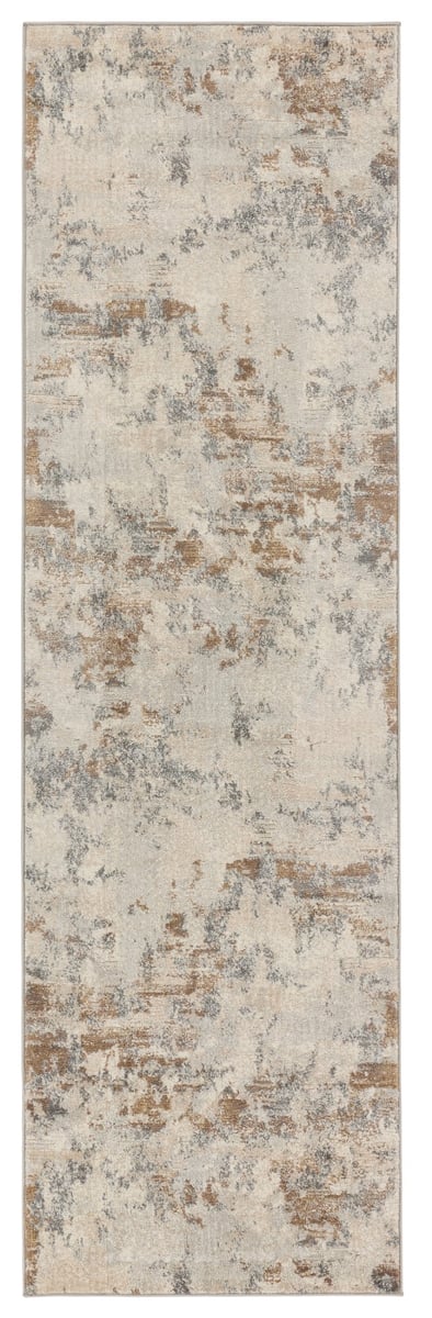 Majestic Knit Indoor/Outdoor Gray/Beige Runner Rug