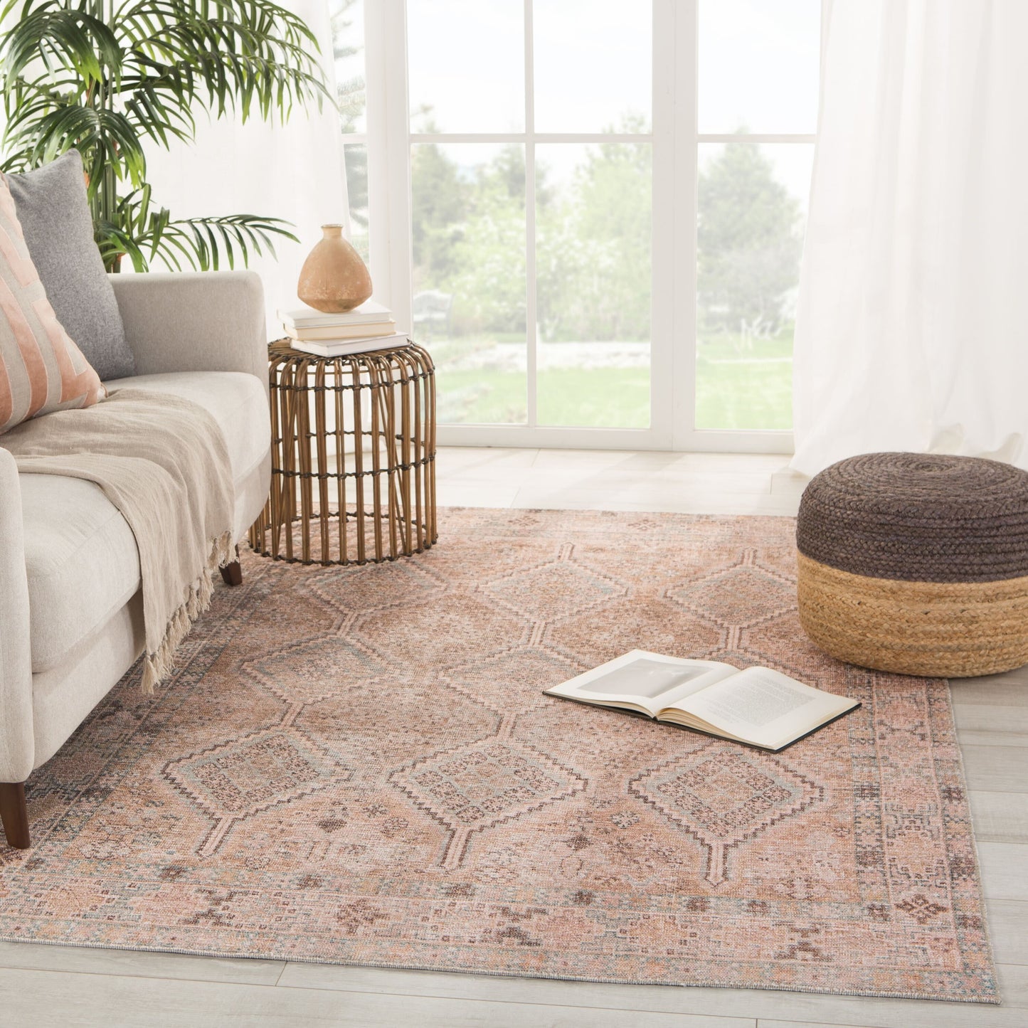 Spanish Villa Trellis - Machine Washable Area Rug