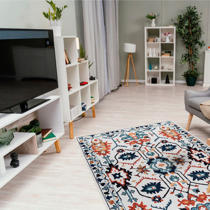 Kaleidoscope Dream - Machine Washable Tassel Area Rug