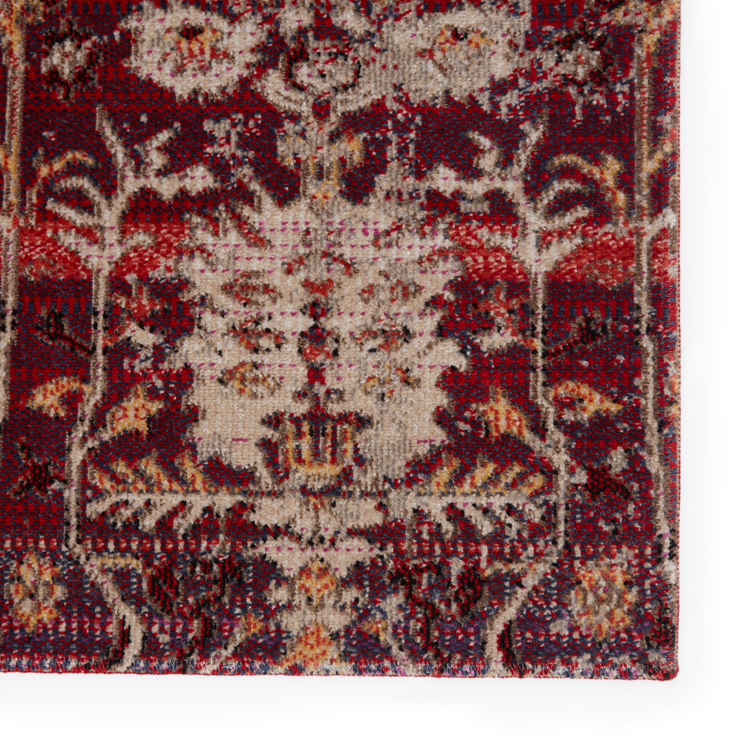 Tranquility Radiance Indoor/ Outdoor Trellis Red/ Beige Area Rug