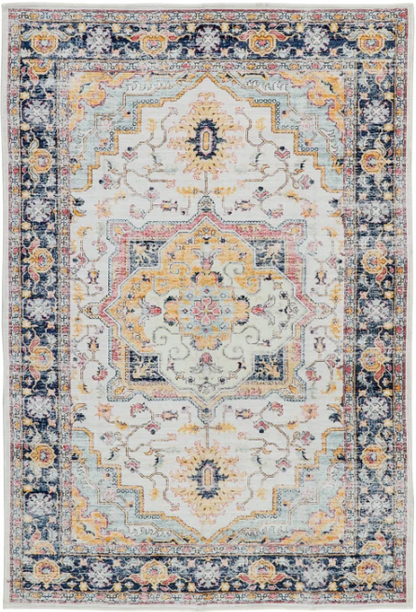 Celestial Spice Oriental - Machine Washable Area Rug