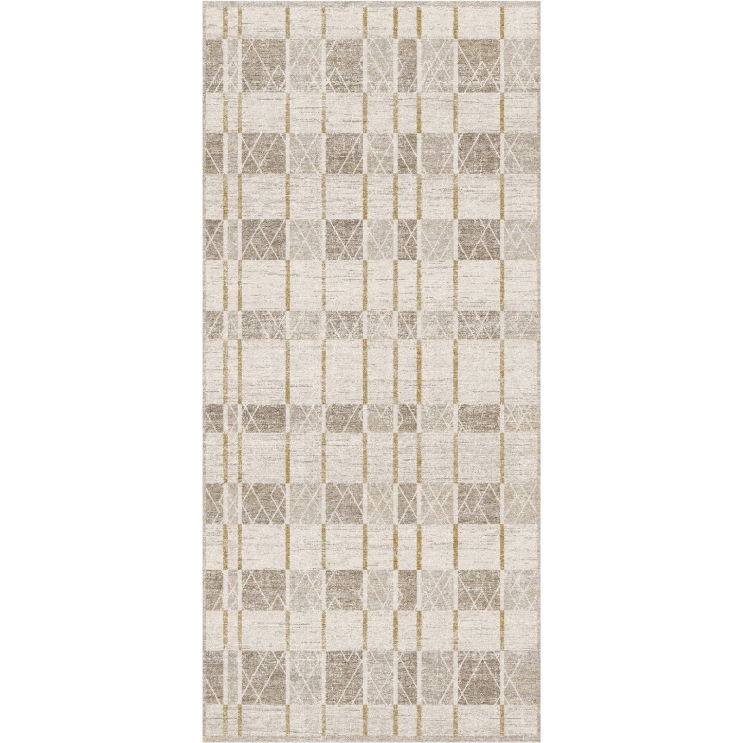 Modern Mosaic - Machine Washable Area Rug